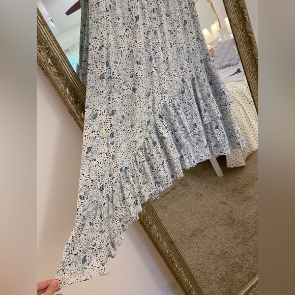 Boutique Asymmetrical Hem Midi Dress Size Small - Picture 5 of 5